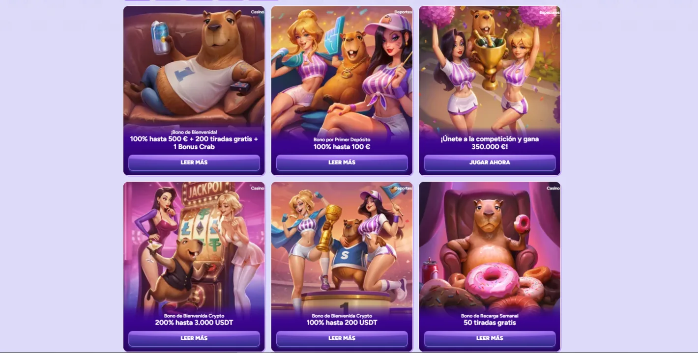 Spinbara Casino promotions